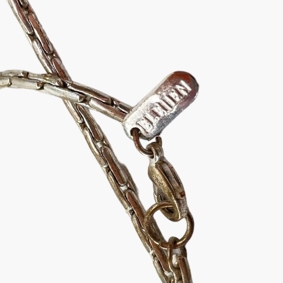 Eleven Silver Rectangle Box‎ Chain 30 Inch - Picture 3 of 5